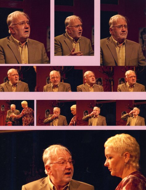 Jan in de rol van Monsieur Percier, bij zijn afscheid als actieve toneelspeler (2009)